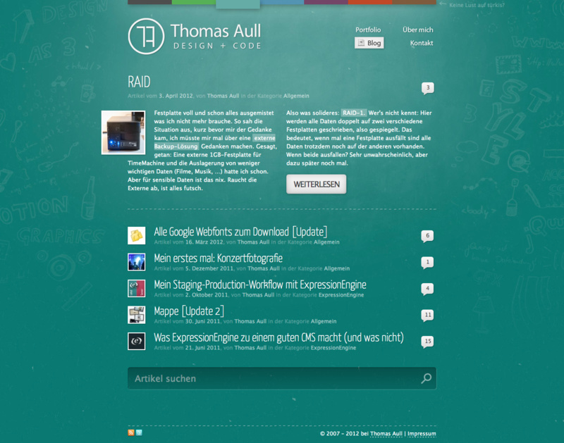 Thomas Aull Blog